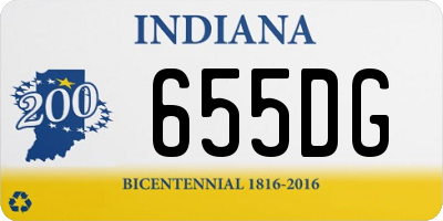 IN license plate 655DG