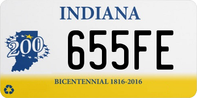 IN license plate 655FE