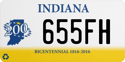 IN license plate 655FH