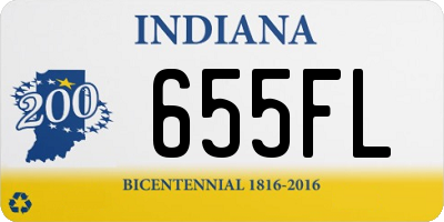 IN license plate 655FL