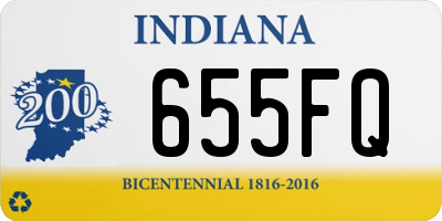 IN license plate 655FQ