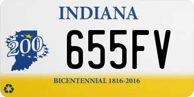 IN license plate 655FV