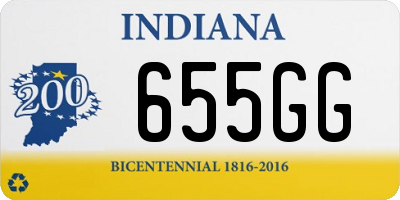 IN license plate 655GG