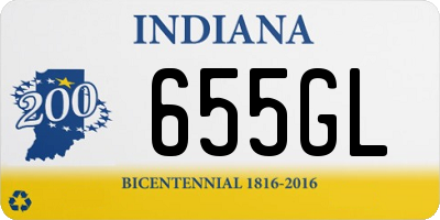 IN license plate 655GL