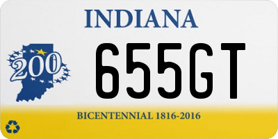 IN license plate 655GT