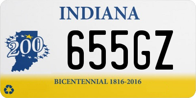 IN license plate 655GZ
