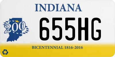 IN license plate 655HG