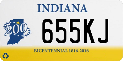 IN license plate 655KJ