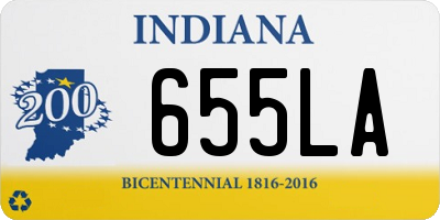 IN license plate 655LA