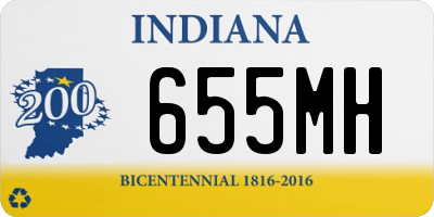 IN license plate 655MH