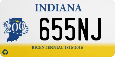 IN license plate 655NJ