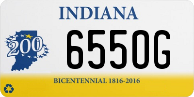 IN license plate 655OG