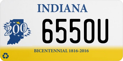 IN license plate 655OU