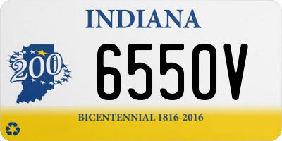 IN license plate 655OV