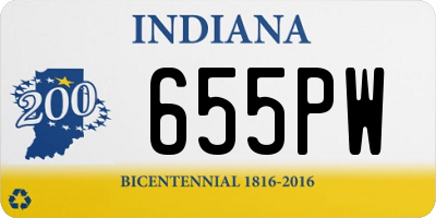 IN license plate 655PW