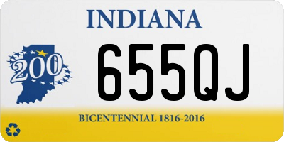 IN license plate 655QJ