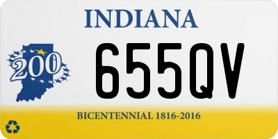 IN license plate 655QV