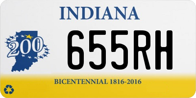 IN license plate 655RH