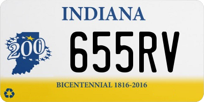 IN license plate 655RV