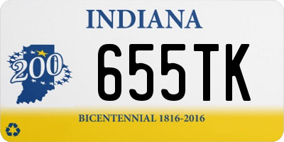 IN license plate 655TK