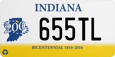 IN license plate 655TL