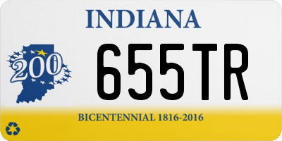 IN license plate 655TR