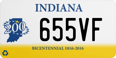 IN license plate 655VF