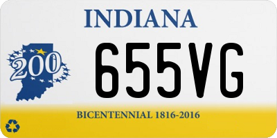 IN license plate 655VG