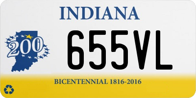 IN license plate 655VL