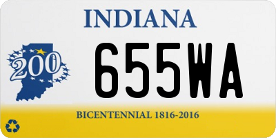 IN license plate 655WA