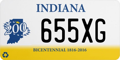 IN license plate 655XG