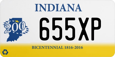 IN license plate 655XP