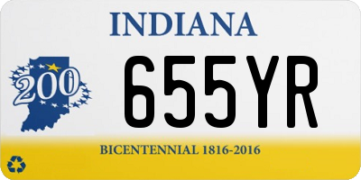 IN license plate 655YR