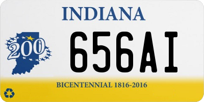 IN license plate 656AI