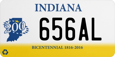 IN license plate 656AL