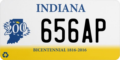 IN license plate 656AP