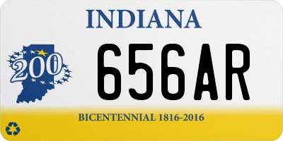 IN license plate 656AR