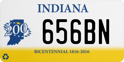 IN license plate 656BN