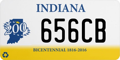 IN license plate 656CB
