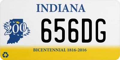 IN license plate 656DG