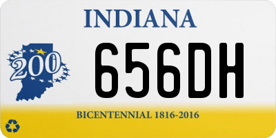 IN license plate 656DH