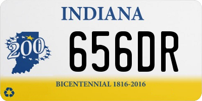 IN license plate 656DR