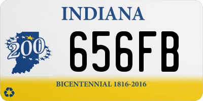 IN license plate 656FB