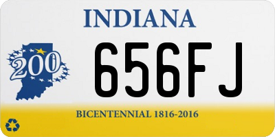 IN license plate 656FJ