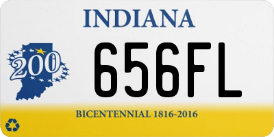 IN license plate 656FL