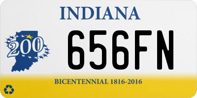IN license plate 656FN