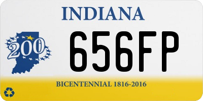 IN license plate 656FP