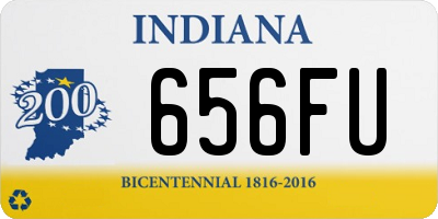 IN license plate 656FU