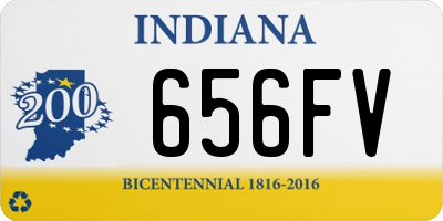 IN license plate 656FV