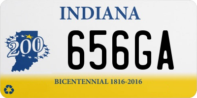 IN license plate 656GA